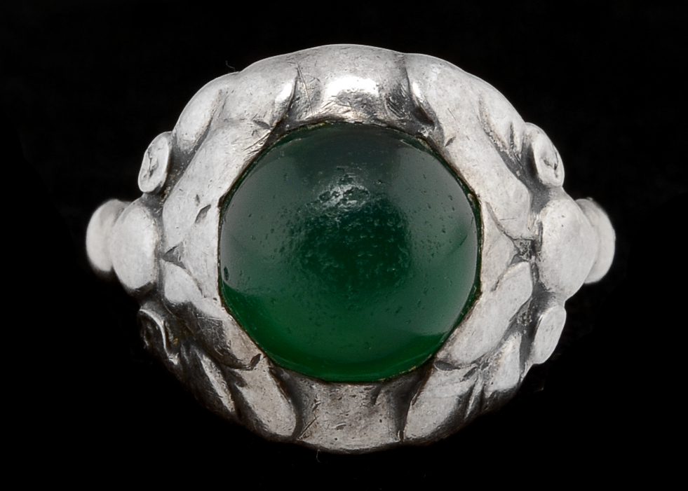 Vintage Georg Jensen Mid Century Danish Modern 830 Silver Ring