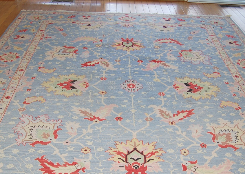 Soumac Flat Weave 100% Wool Area Rug