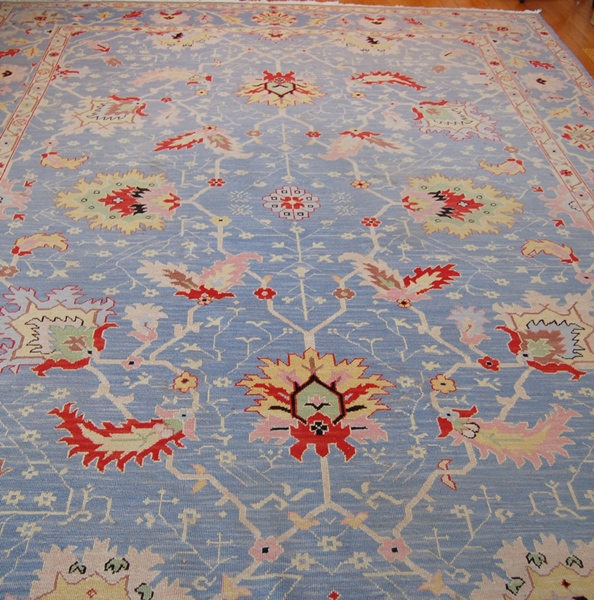 Soumac Flat Weave 100% Wool Area Rug