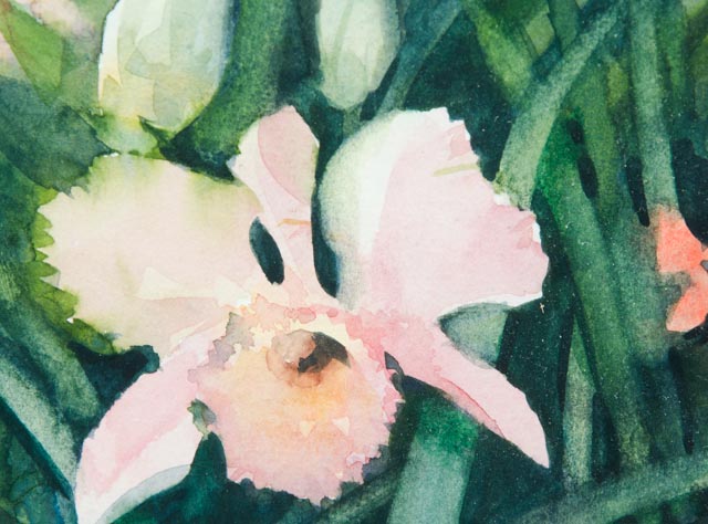 Original Stephen Suchy Floral Watercolor