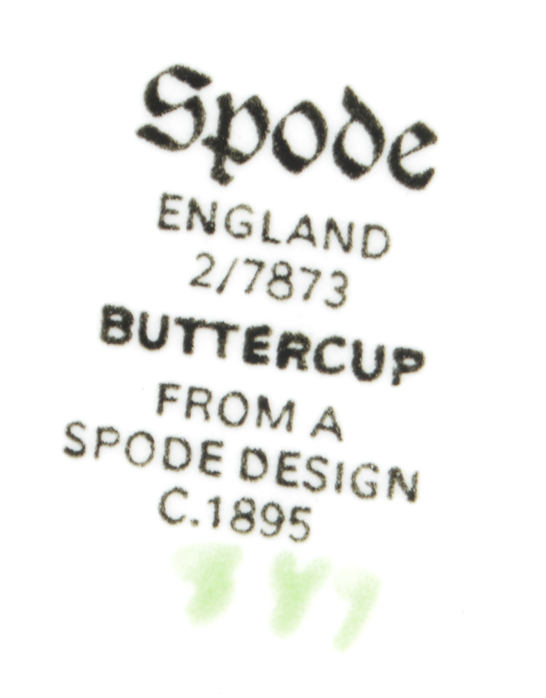 Set of Spode Buttercup China