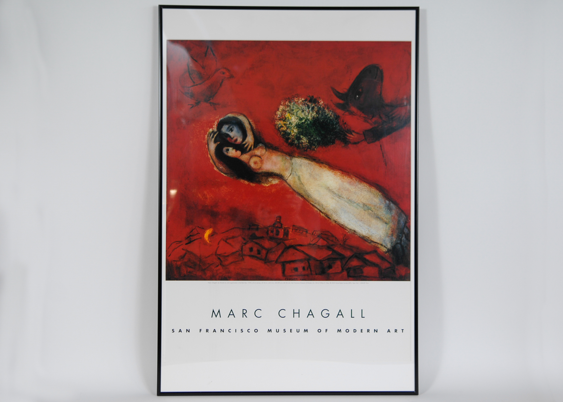 Marc Chagall Art Exhibition Poster San Francisco