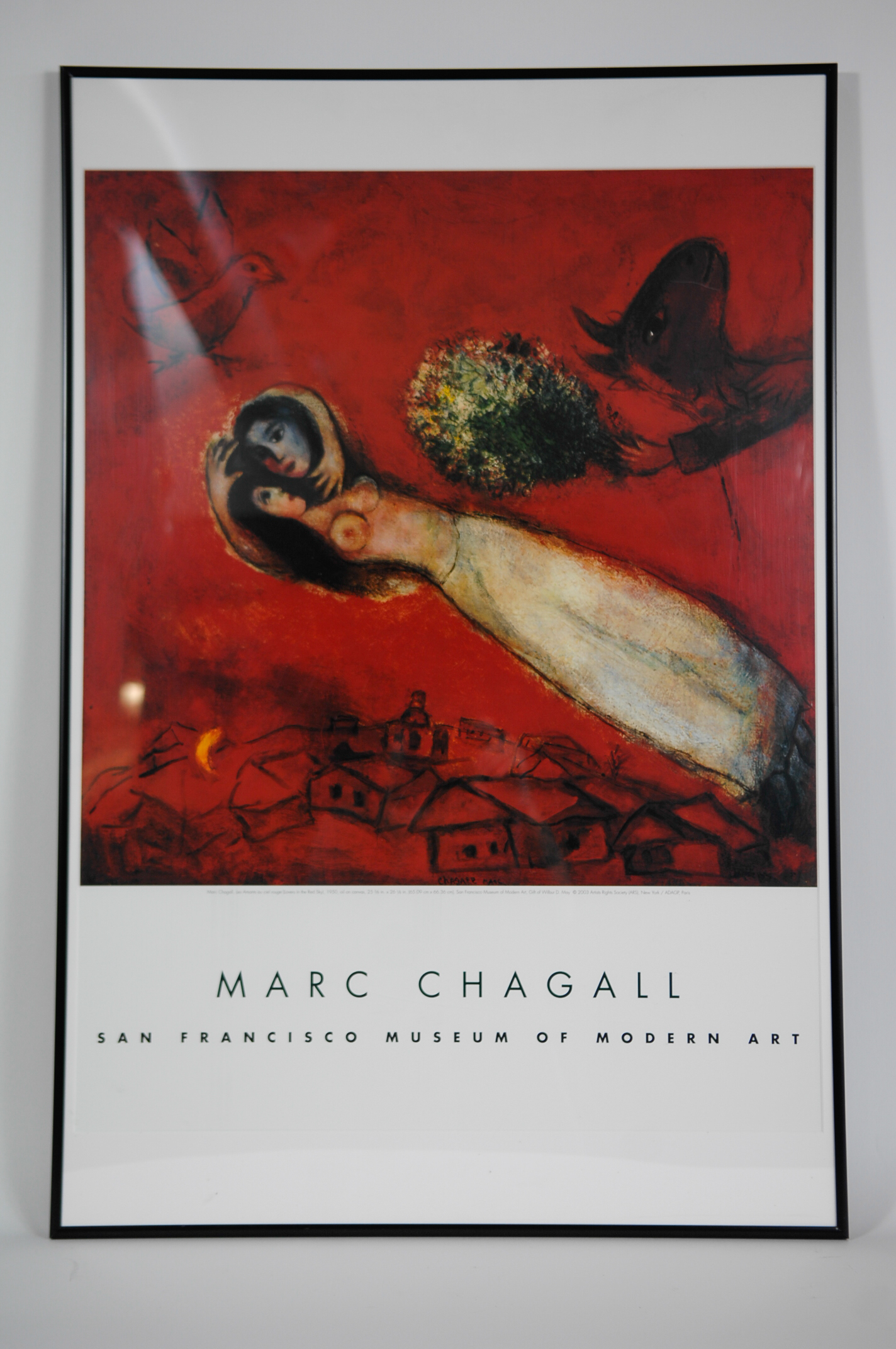 Marc Chagall Art Exhibition Poster San Francisco