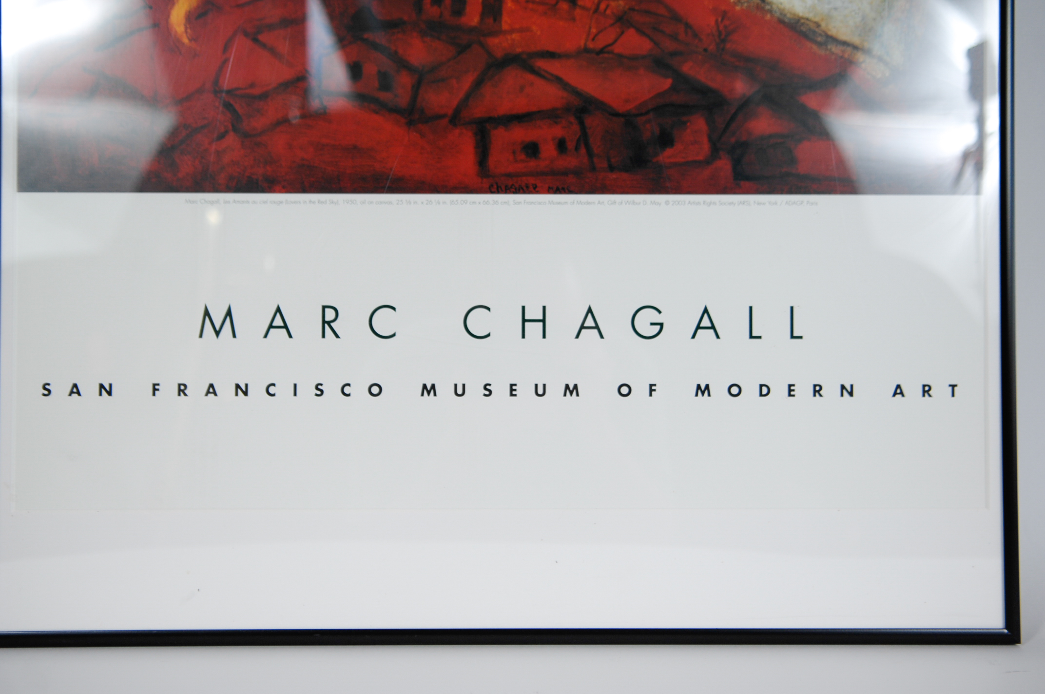 Marc Chagall Art Exhibition Poster San Francisco
