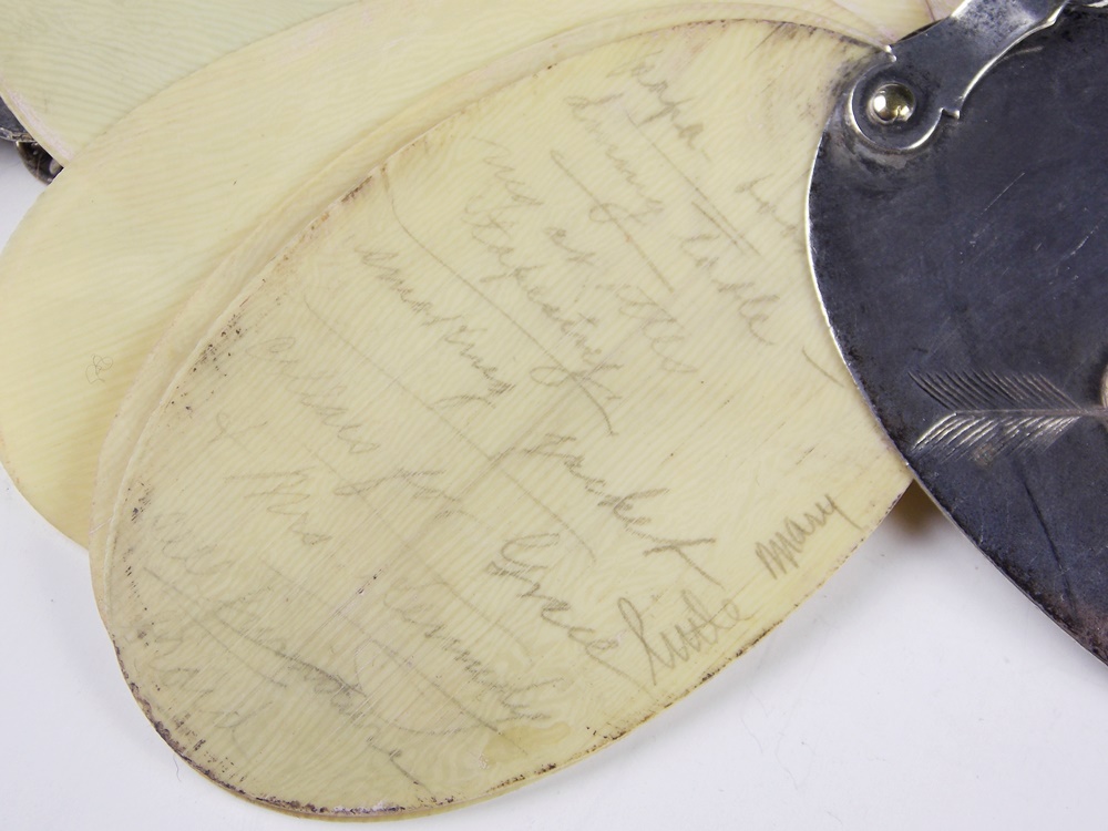 Charming Antique Sterling Silver Chatelaine with Aide Memoire