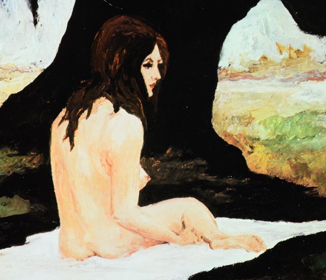 Reproduction Print of George Rodrigue's "Alone with the Oak"
