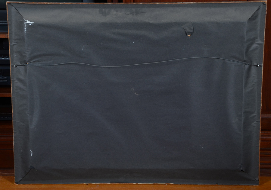 An Original Oil Painting by John Ward Dunsmore Dated 1917