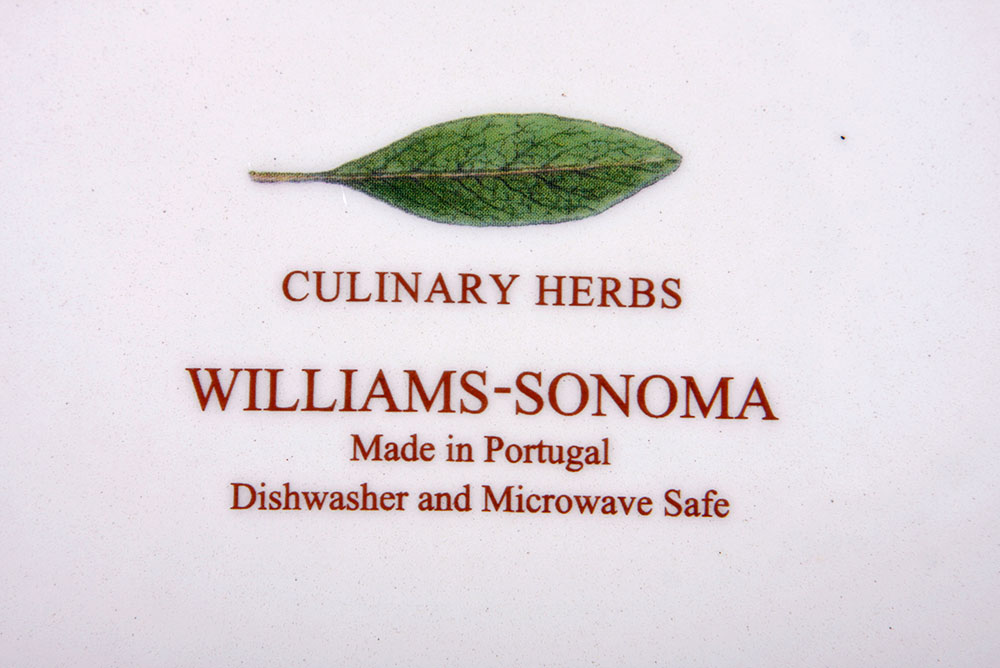 Williams-Sonoma Culinary Herb Plates