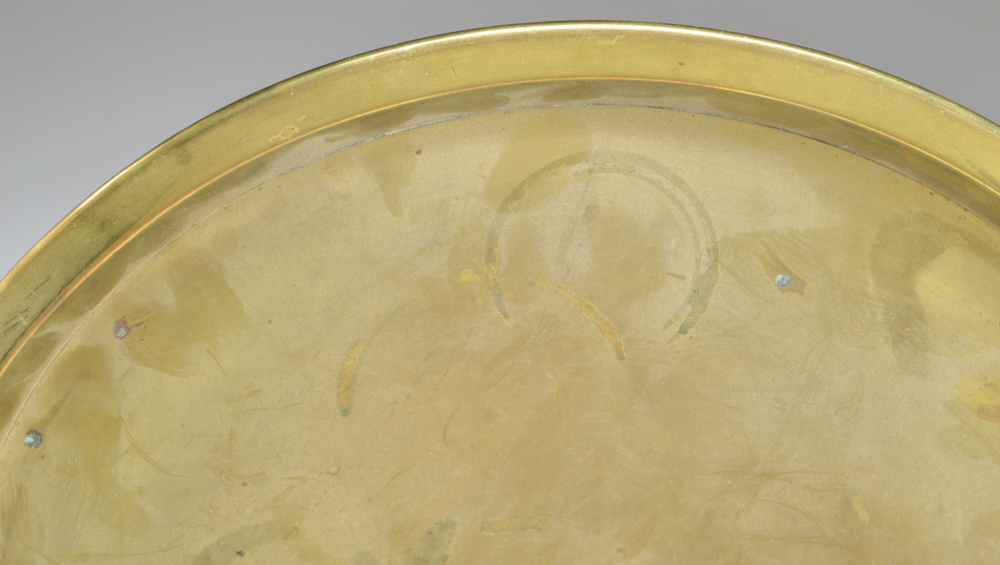 Vintage Brass Wall Hanging Charger