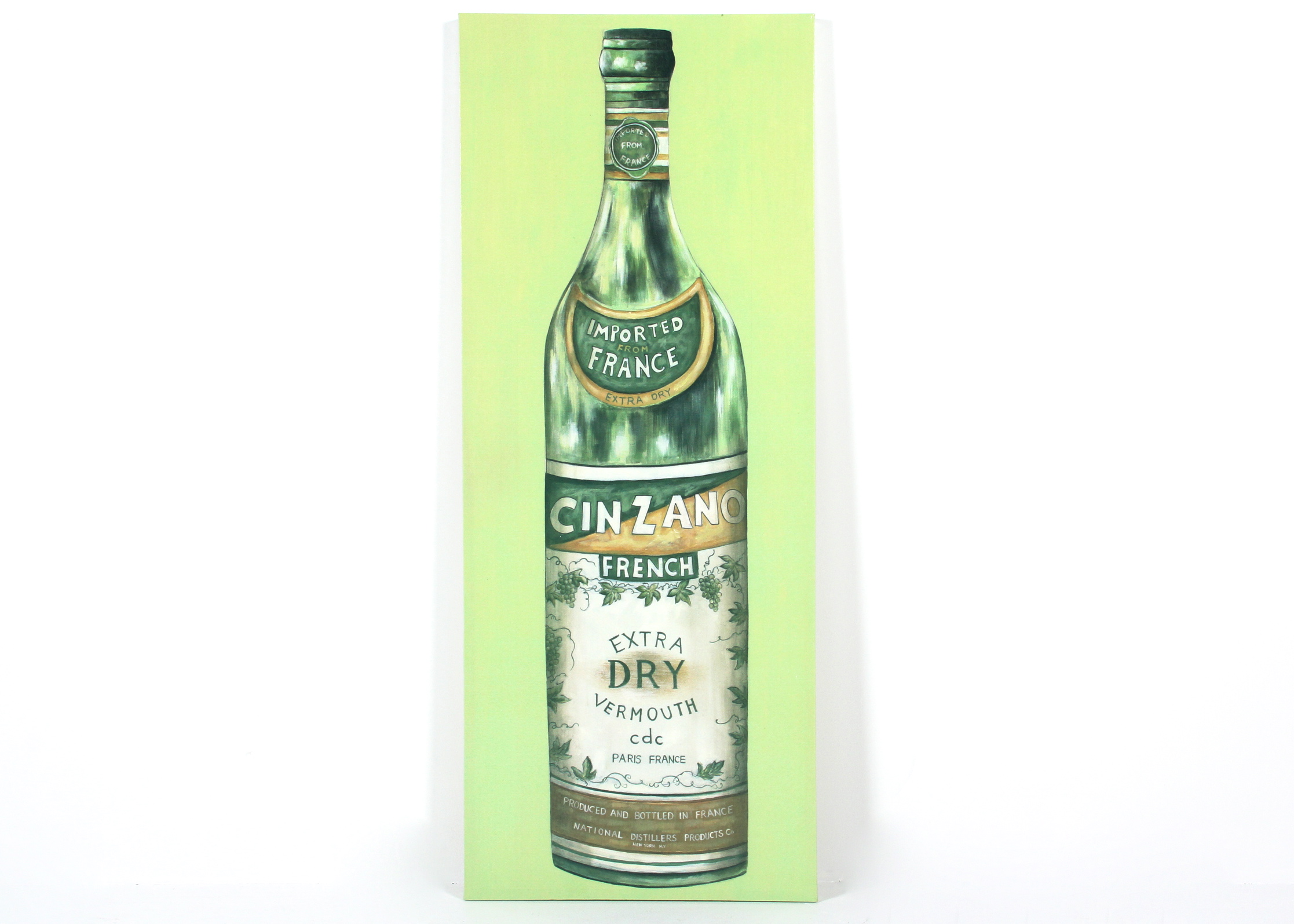 Cinzano Bottle Print on Canvas