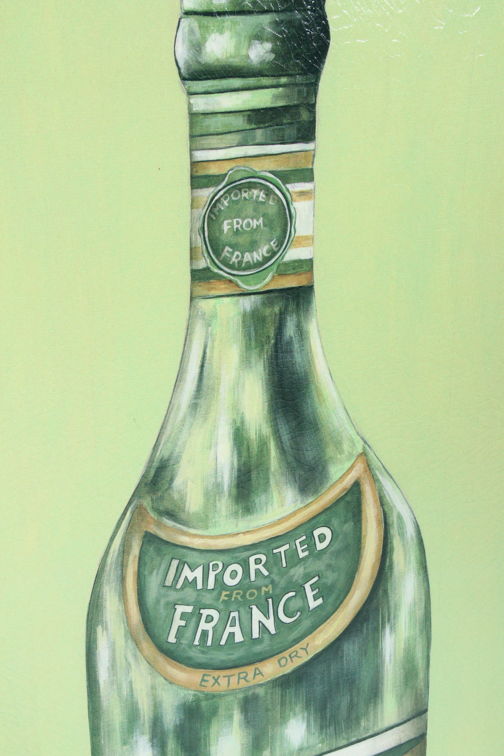 Cinzano Bottle Print on Canvas