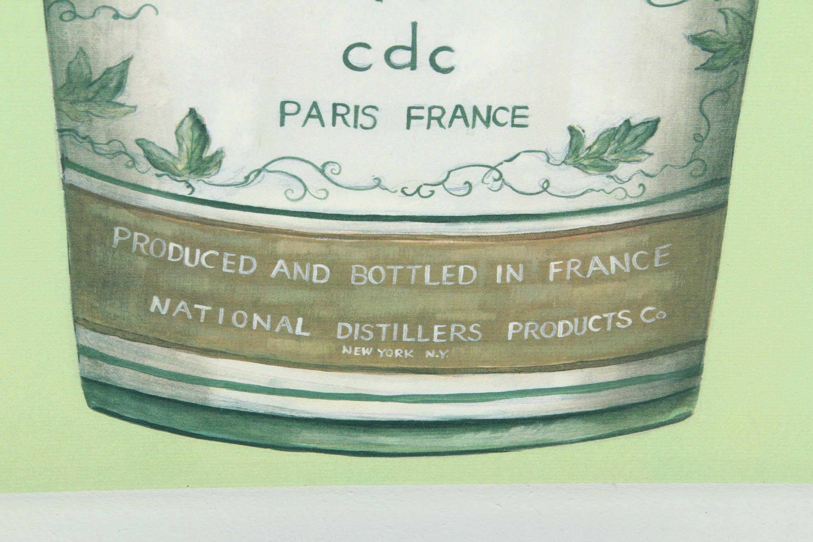 Cinzano Bottle Print on Canvas