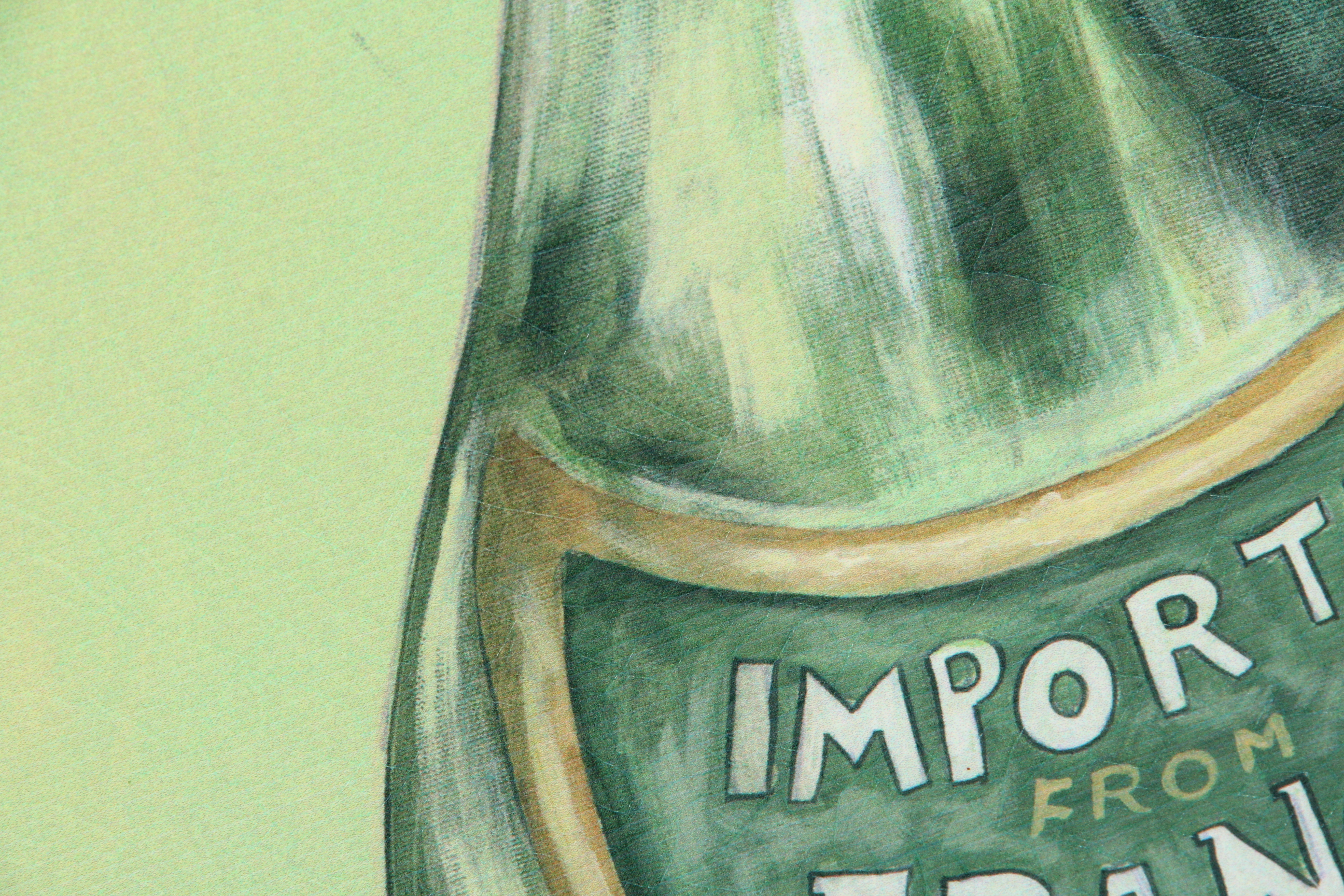 Cinzano Bottle Print on Canvas