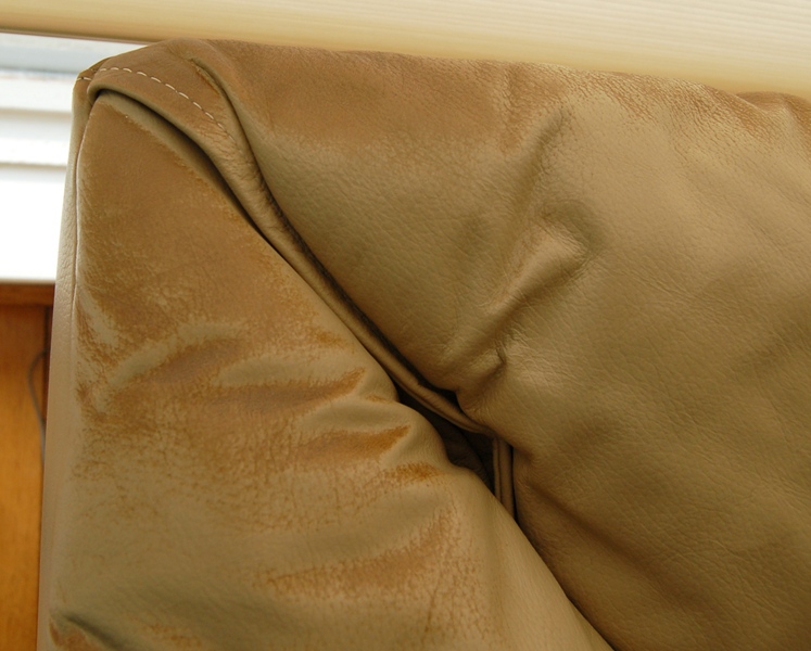 Hancock & Moore Tan Leather Sectional Sofa with Ottomans