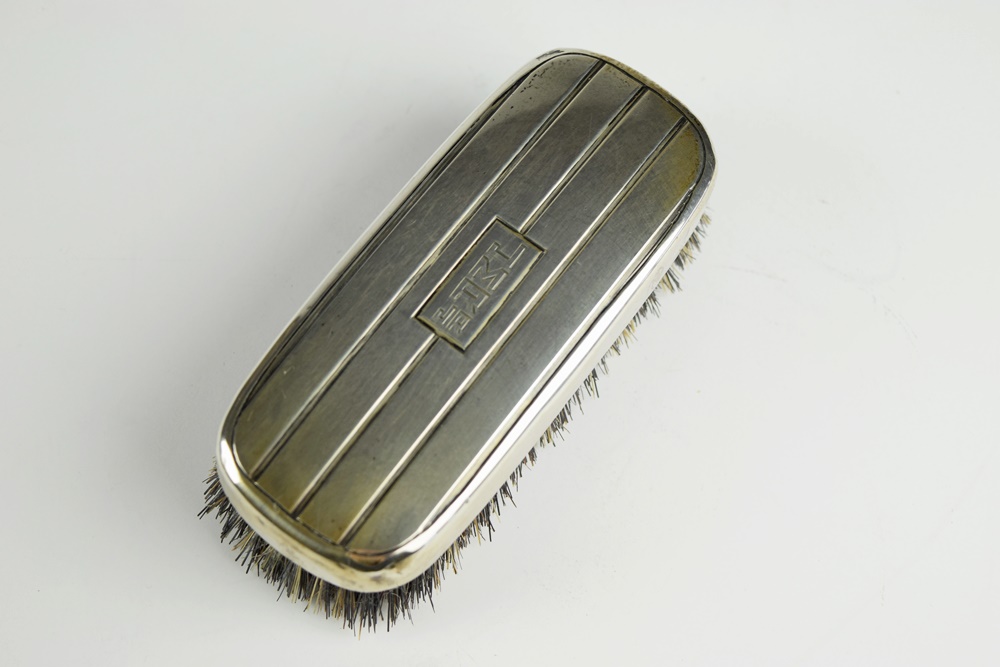 A Debonair Mens Vanity Set in Sterling Silver, Monogrammed JMRjr
