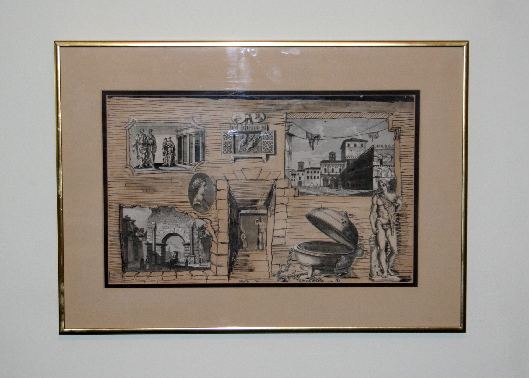Framed Ancient Greece Collage