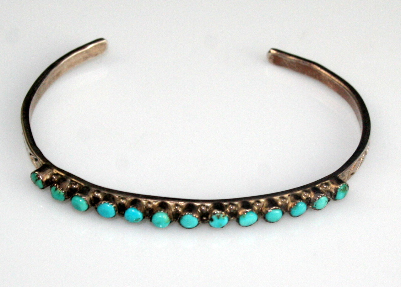 Sterling and Turquoise Cuff Bracelet