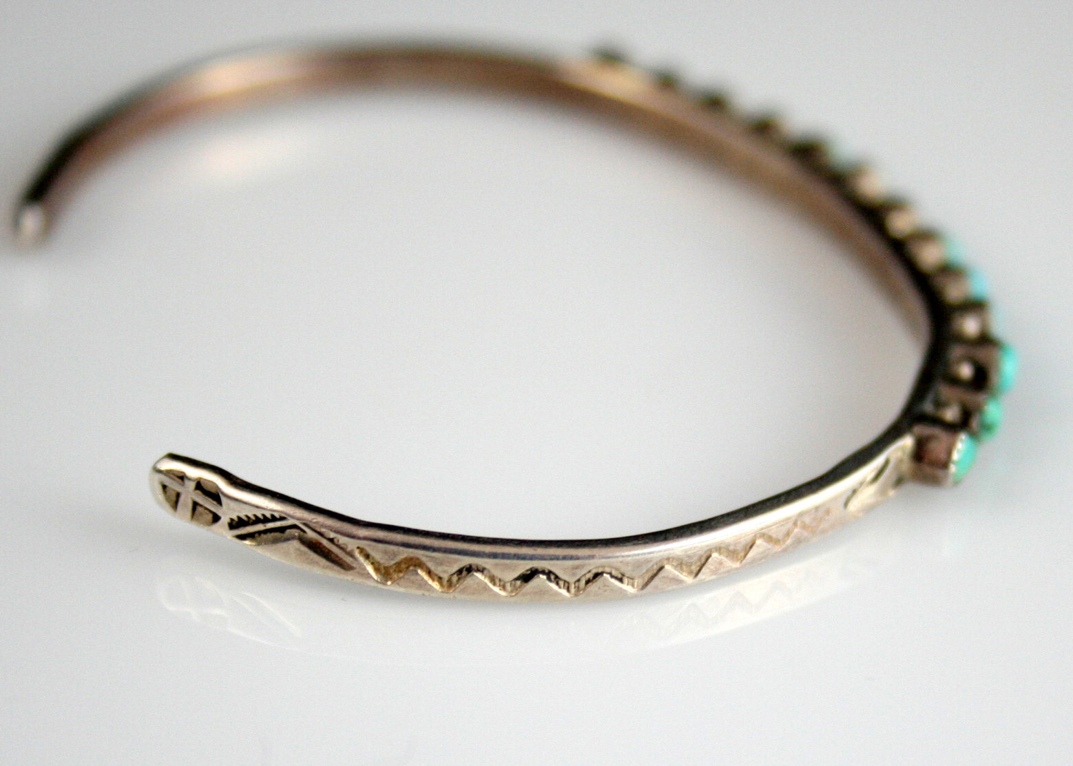 Sterling and Turquoise Cuff Bracelet