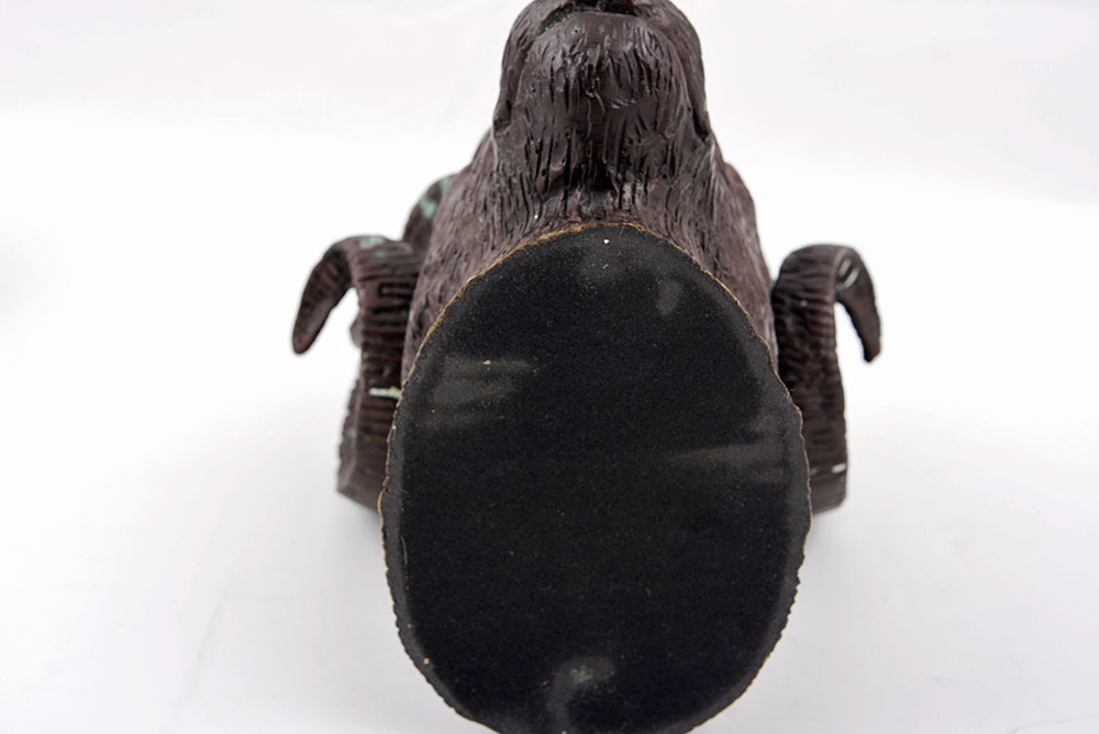 Pair of Ram Head Figurines