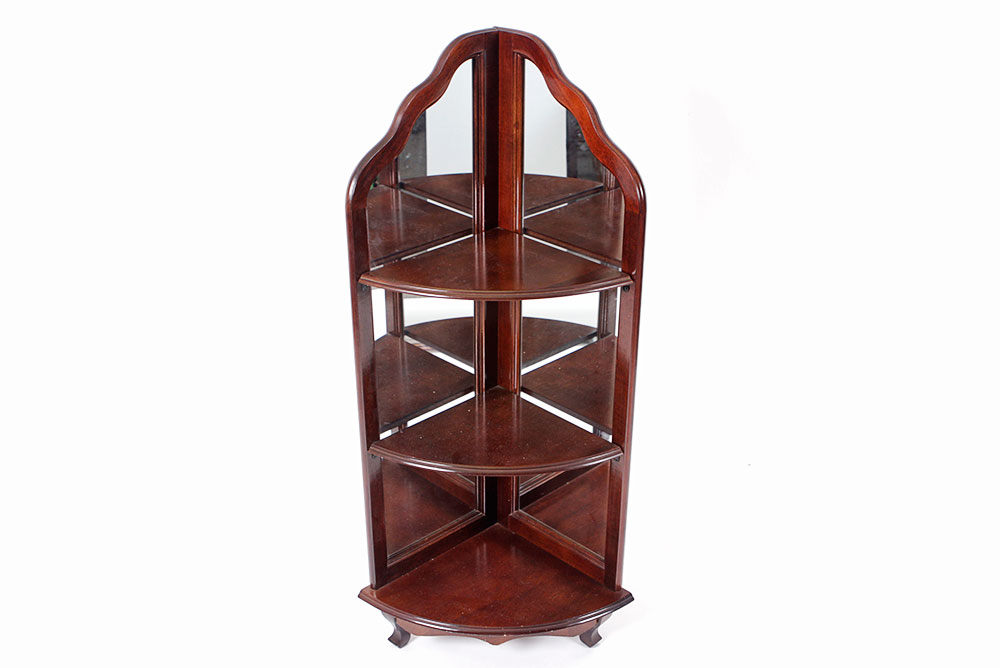 Cherry Wood Corner Shelf