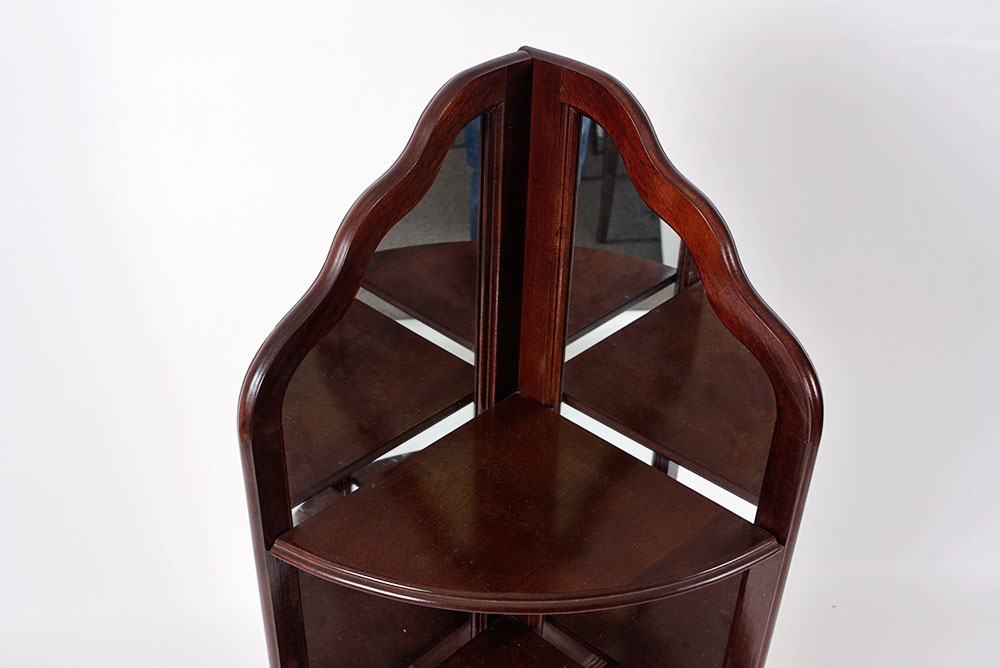 Cherry Wood Corner Shelf