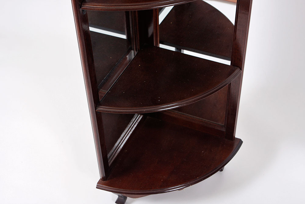 Cherry Wood Corner Shelf