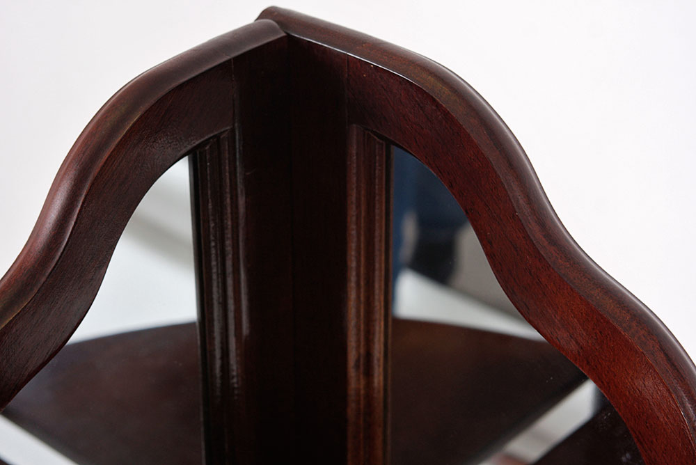 Cherry Wood Corner Shelf