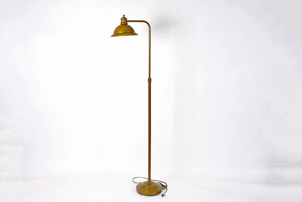 Adjustable Gold Tone Floor Lamp