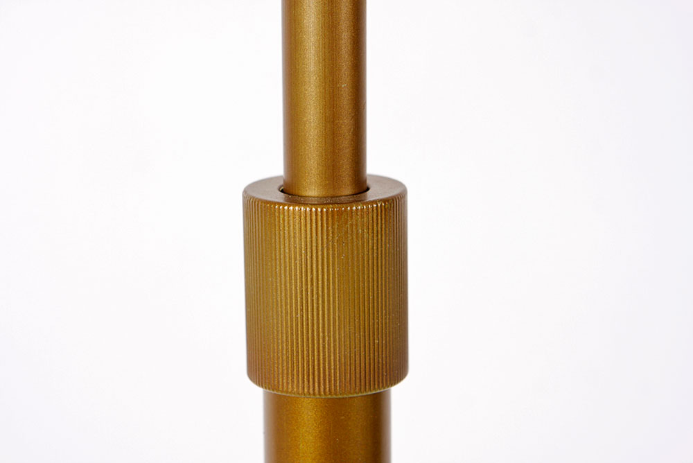 Adjustable Gold Tone Floor Lamp