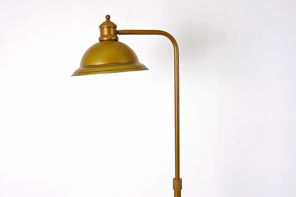 Adjustable Gold Tone Floor Lamp
