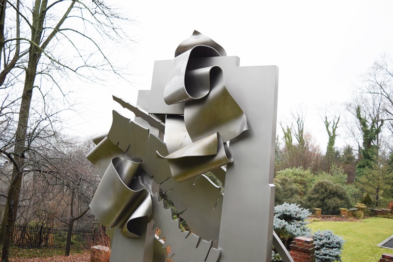 An Important Albert Paley Exterior Steel Sculpture, "Proscenium"