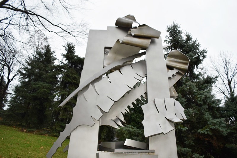 An Important Albert Paley Exterior Steel Sculpture, "Proscenium"