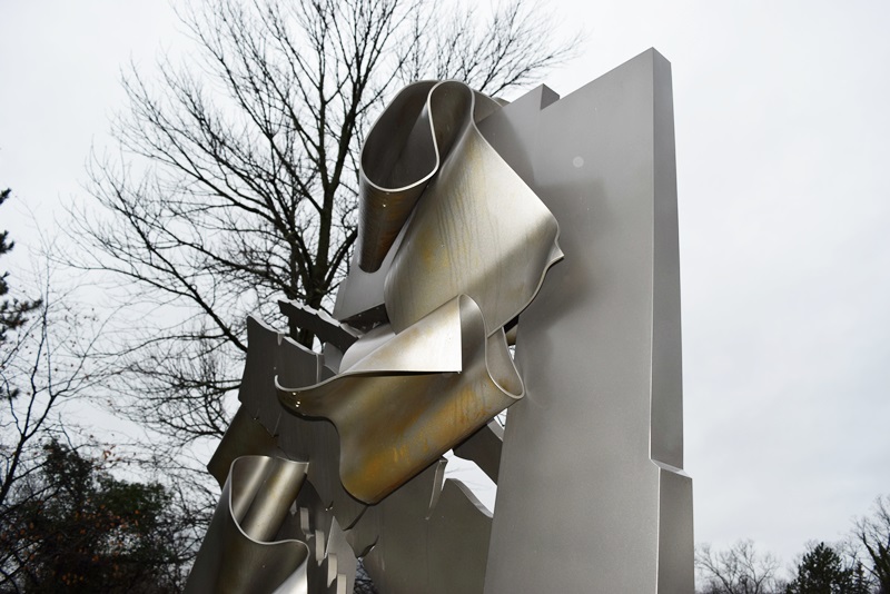 An Important Albert Paley Exterior Steel Sculpture, "Proscenium"