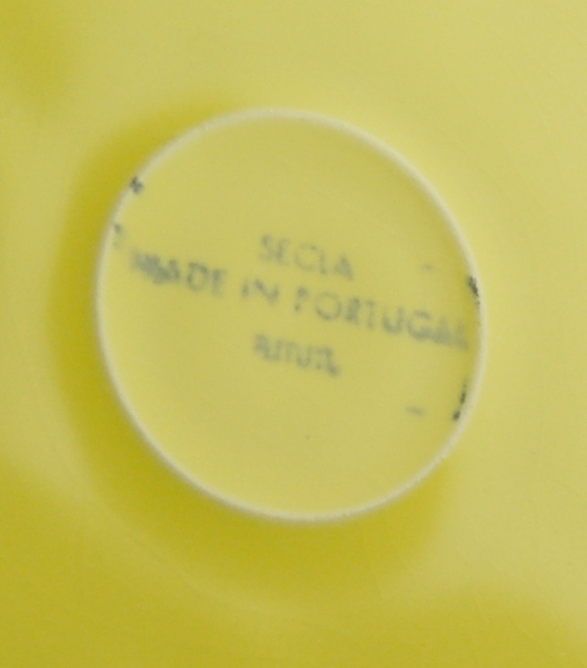 Secla Ceramic "Cabbage-Yellow" Set of Eight