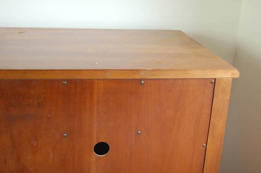 Pair of Kindel Grand Rapids Fruitwood Nightstands
