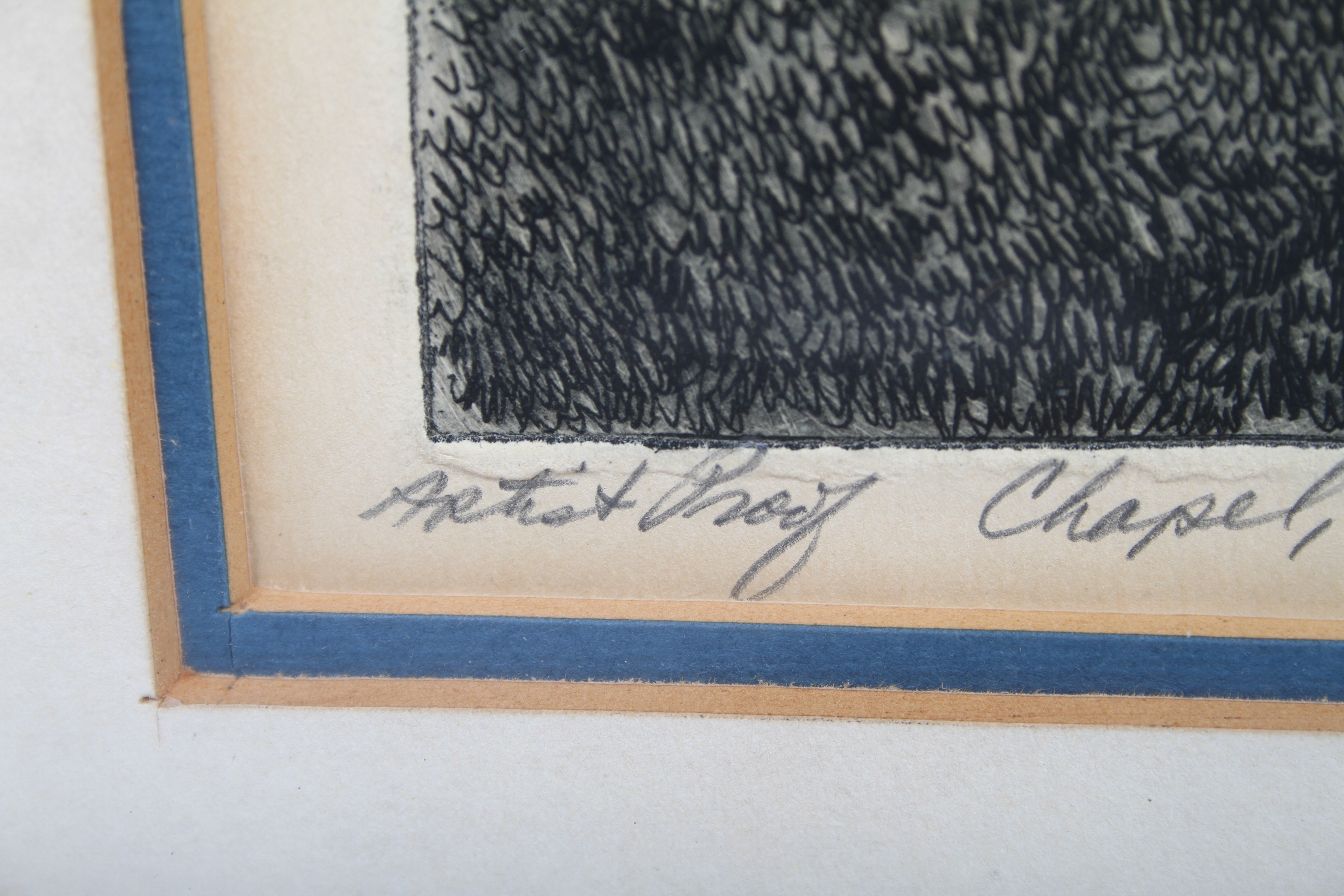 Framed Vintage Print of Chapel at Duke University