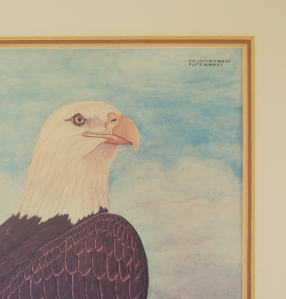Roy Boone Signed Limited Edition Bald Eagle Lithograph