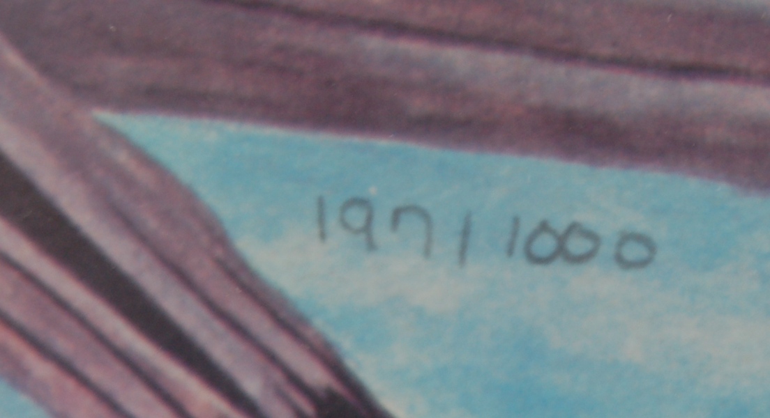 Roy Boone Signed Limited Edition Bald Eagle Lithograph