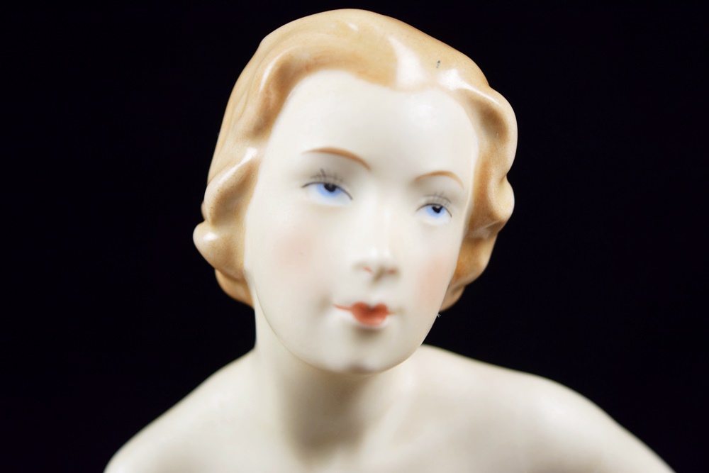 Circa 1940s Alka Kunst West Germany Nude Porcelain Figure