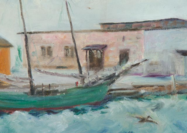 Original Dora McCollister Oil on Academy Board