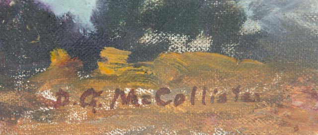 Original Dora McCollister Oil on Academy Board