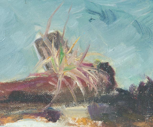 Original Dora McCollister Oil on Academy Board