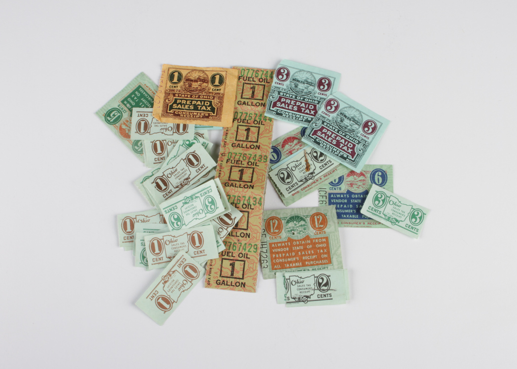 Vintage Ohio Tax Stamps