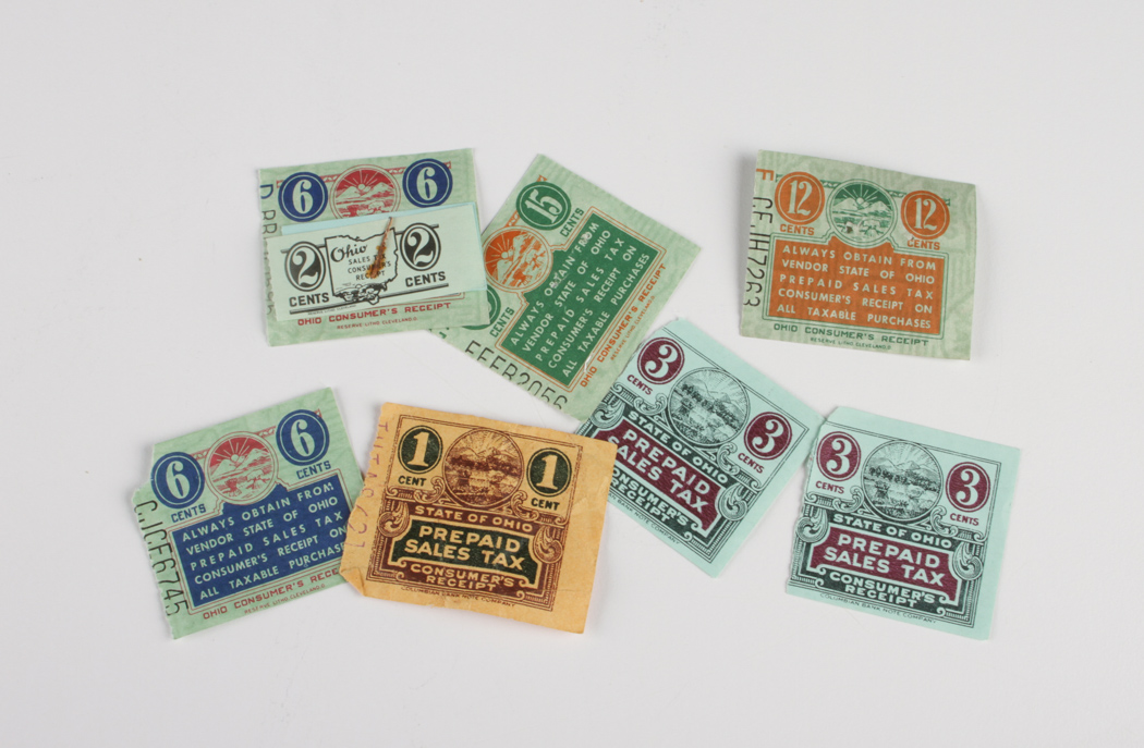 Vintage Ohio Tax Stamps