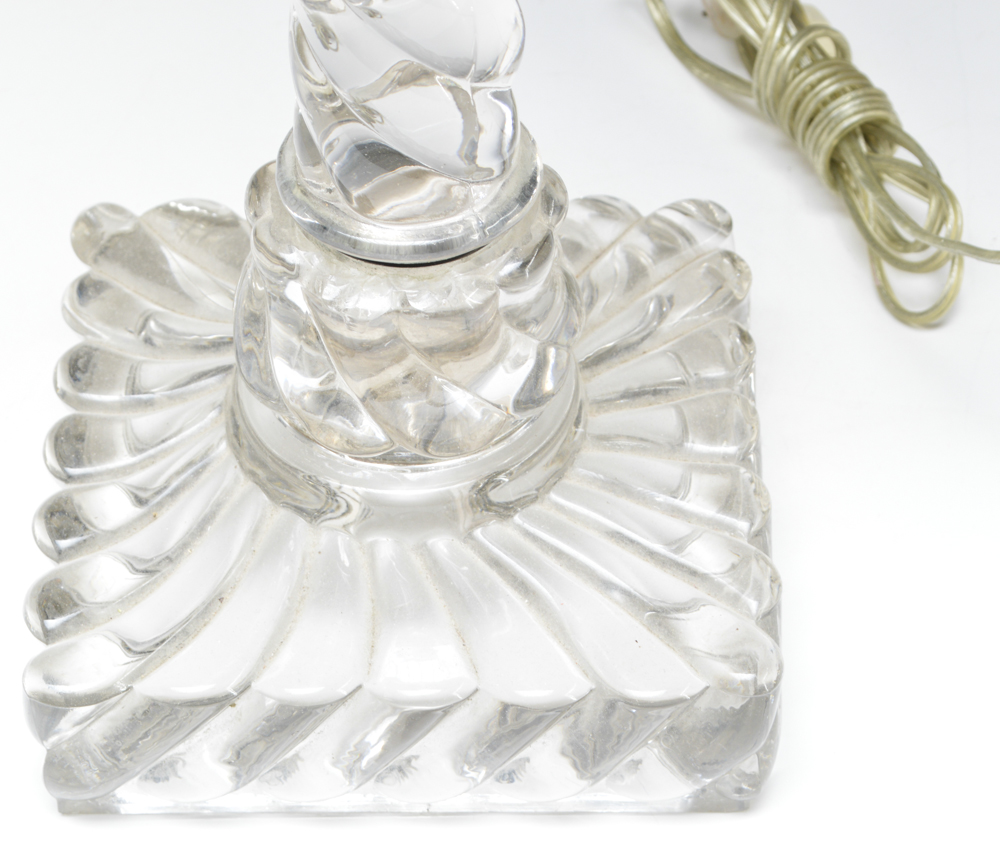 Victorian Glass Lamp