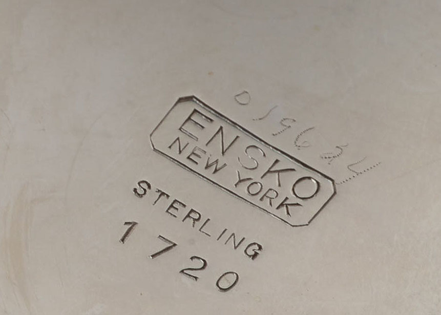 Ensko Sterling Silver Individual Teapot