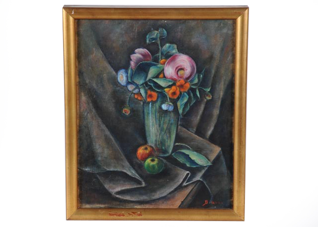 Original Bumpei Usui Oil Painting