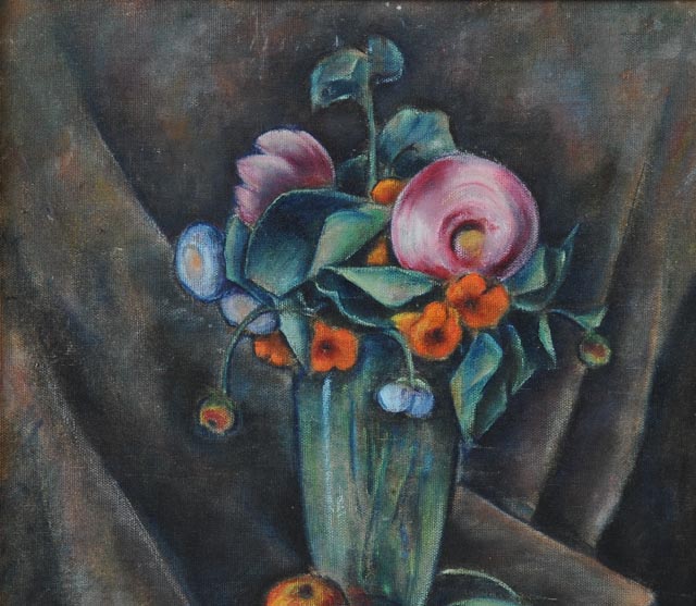 Original Bumpei Usui Oil Painting