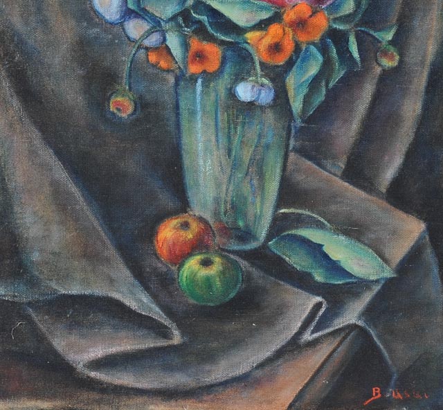 Original Bumpei Usui Oil Painting