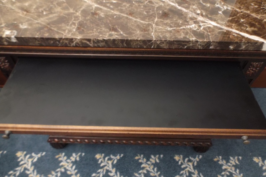 Kincaid Kings Road Collection Marble Top Four Drawer Dresser